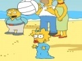 Igra The Simpsons Beach Volleyball