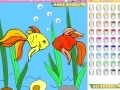 Igra Kid's coloring: Goldfish