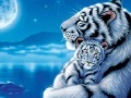 Igra Mother and Baby Tiger Puzzle