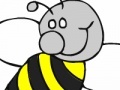 Igra Cute bee coloring game