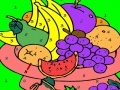 Igra Fruit On A Plate: Coloring