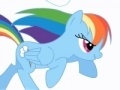 Igra Friendship is Magic - Rainbow Dash attack cloud