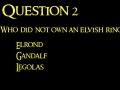 Igra Lord of The Rings Quiz