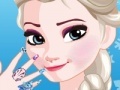 Igra Queen Elsa nail design