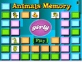 Igra In cards with animals on memory