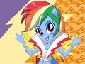 Igra Equestria Girls: Rainbow Rocks - Rainbow Dash Dress Up