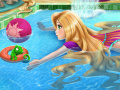 Igra Rapunzel swimming pool