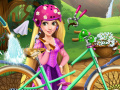 Igra Girls fix it Rapunzel's bicycle