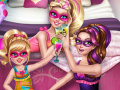 Igra Super Barbie pyjamas party