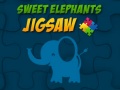 Igra Sweet Elephants Jigsaw