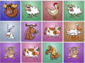 Igra Farm animals matching puzzles