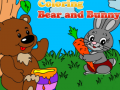 Igra Coloring Bear and Bunny