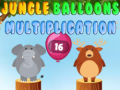 Igra Jungle balloons multiplication