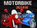 Igra Cartoon Motorbike Jigsaw
