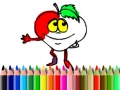 Igra Back To School: Fruits Coloring