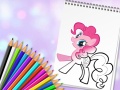 Igra Cute Pony Coloring Book