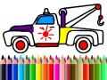 Igra Back To School: Trucks Coloring