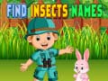 Igra Find Insects Names