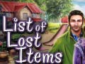 Igra List of Lost Items