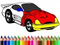 Igra Back To School: Muscle Car Coloring