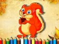 Igra Squirrel Coloring Book