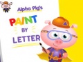 Igra Alpha Pig's Paint By Letter