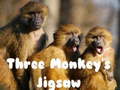 Igra Three Monkey's Jigsaw