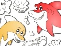 Igra Sea Animals Online Coloring