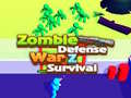 Igra Zombie defense: War Z Survival