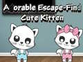 Igra Adorable Escape Find Cute Kitten