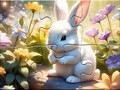 Igra Jigsaw Puzzle: Sunny Forest Rabbit