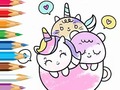 Igra Coloring Book: A Cup Of Unicorn