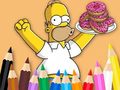 Igra Coloring Book: Simpson Doughnut
