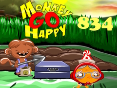 Igra Monkey Go Happy Stage 834