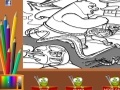 Igra Kung Fu Panda Coloring Game