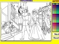 Igra Cinderella Online Coloring Game