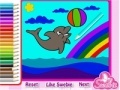 Igra Cute Dolphin Coloring