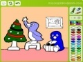 Igra Penguins Coloring Game