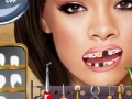 Igra Rihanna at the dentist