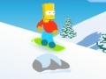 Igra Bart snowboarding