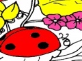 Igra Strawberrys and ladybug coloring 