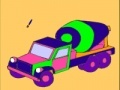 Igra Pink concrete truck coloring 