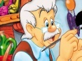 Igra Pinocchio. Online Coloring Page