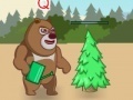 Igra Bear defend the tree