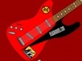 Igra Red and Black Guitar