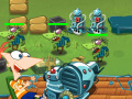 Igra Phineas and Ferb Backyard Defense