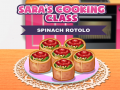 Igra Sara’s Cooking Class Spinach Rotolo