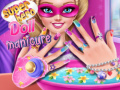 Igra Superhero doll manicure