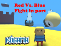 Igra Kogama: Red Vs. Blue Fight in port
