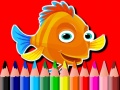 Igra Back To School: Fish Coloring Book